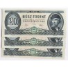 20 forint 1969 3db sorszámkövető