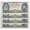 20 forint 1975 4db sorszámkövető