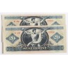 20 forint 1962 2db sorszámkövető