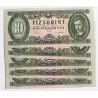10 forint 1969 5db sorszámkövető