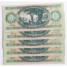 10 forint 1969 5db sorszámkövető