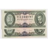 10 forint 1969 2db sorszámkövető