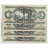 10 forint 1962 4db sorszámkövető