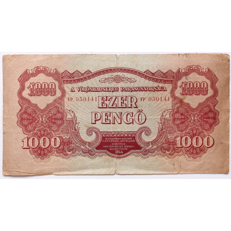 Vörös hadsereg 1000 pengő 1944