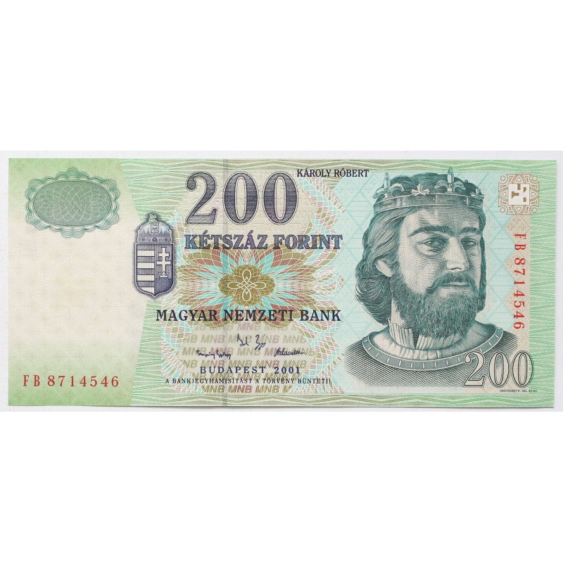 200 forint 2001 FB sorozat