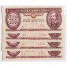 100 forint 1975 4db sorszámkövető