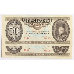 50 forint 1986 2db sorszámkövető
