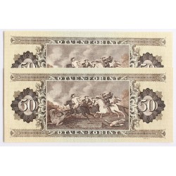 50 forint 1986 2db sorszámkövető
