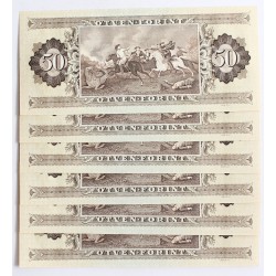 50 forint 1989 6db sorszámkövető
