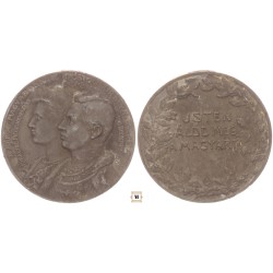 IV. Károly és Zita megkoronázása emlékére 1916 érem