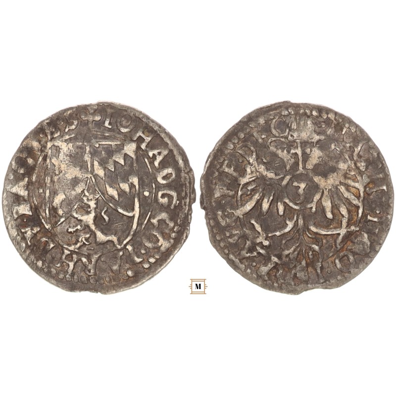 Németország, Pfalz-Zweibrücken, II. Johann 3 krajcár 1604-35