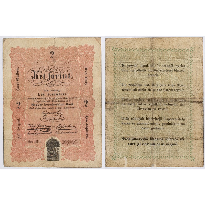 Szabadságharc 2 forint 1848