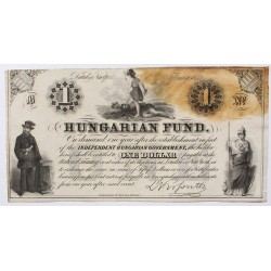 Kossuth 1 dollár 1852