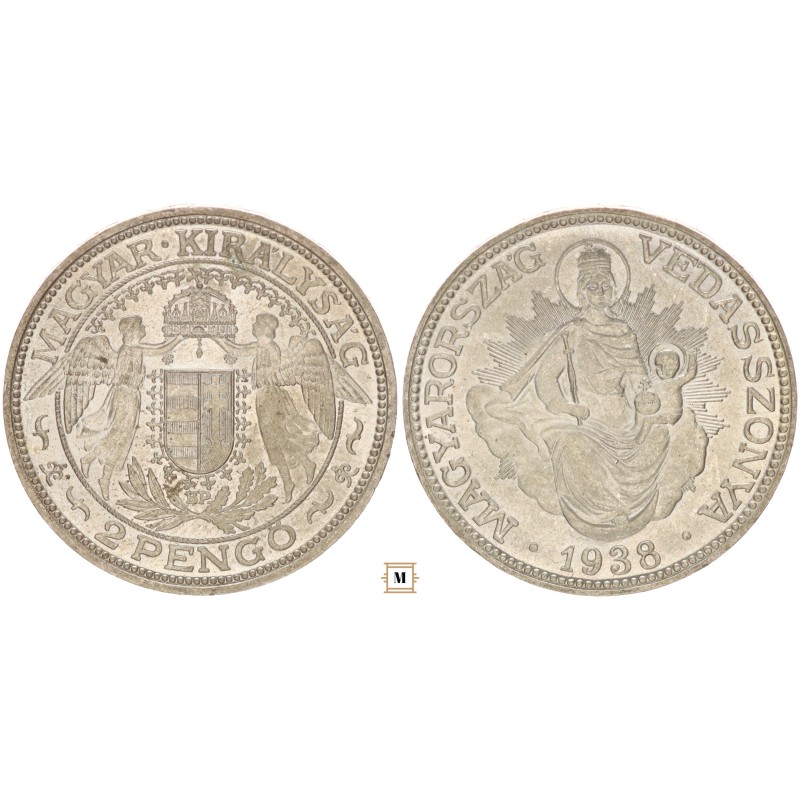 2 pengő 1938 BP