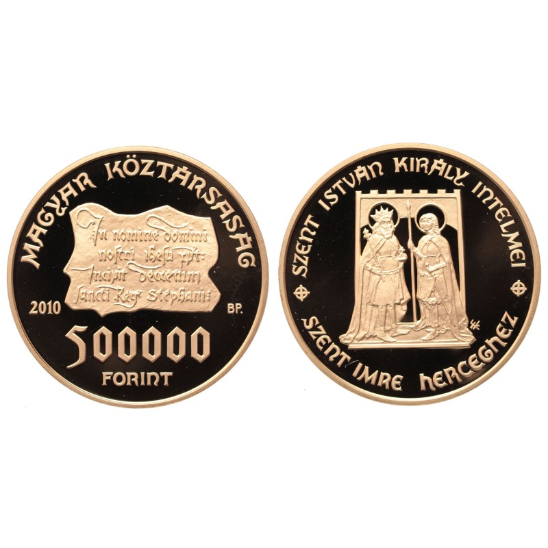 500 000 forint Szent István intelmei 2010 BP