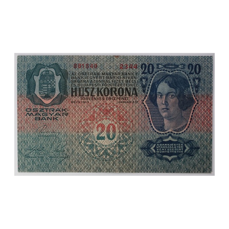 20 Korona 1913 I. Kiadás