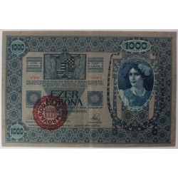 1000 Korona 1902 Magyar felülbélyegzés