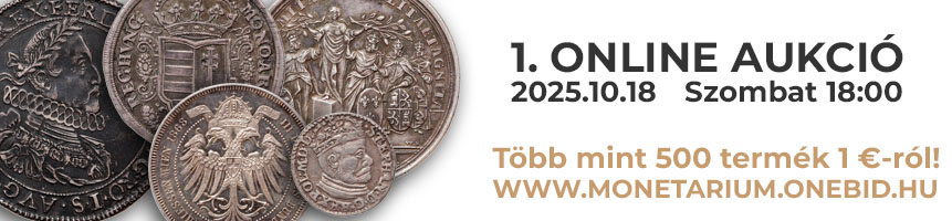 Monetarium 1. Online Aukció